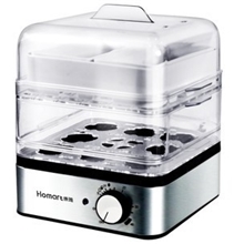 康雅煮蛋器全不锈钢全自动定时煮蛋机多功能双层蒸蛋器KY-301