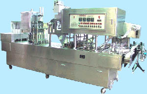 全自动灌装封口机，食品饮料灌装封口机，灌装机，