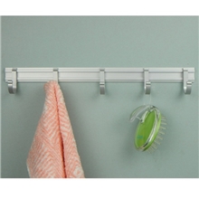 太空铝挂衣钩衣钩挂钩衣勾五挂勾排钩太空铝衣钩厨房挂钩