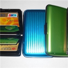 厂家专业生产高档防磁、防水、铝制卡盒、信用卡盒