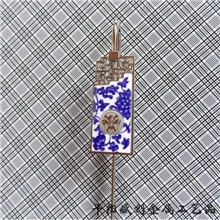 厂家直销青花瓷书签实力供应完美品质青花瓷U盘青花瓷礼品