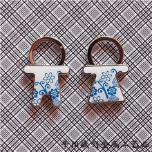 青花瓷钥匙扣男孩女孩钥匙扣情侣钥匙扣淘宝热销