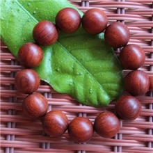 印度小叶紫檀佛珠同料高密度满牛毛纹纯手工抛光顺纹手串2.0CM