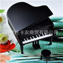 黑色三角琴---生日礼品--商务礼品-木质工艺礼品-木质音乐盒