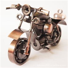 家居装饰铁艺工艺品铁皮车摩托车模型工艺礼品创意团购M37A
