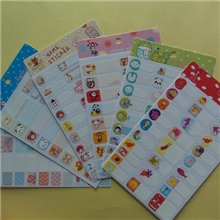 韩国文具批发创意卡通个性图案防水姓名贴办公文具不干胶标签
