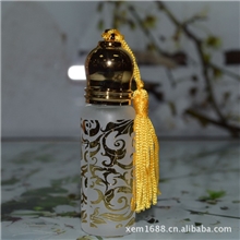 香水瓶批发小瓶子喷雾瓶空瓶10毫升烫金烫银玻璃瓶