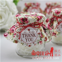 2013新款婚庆喜糖盒喜糖玻璃瓶玻璃喜糖瓶田园婚礼喜糖盒子