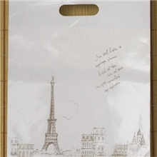 生产批发服装塑料袋/包装袋/礼品袋/巴黎铁塔25*34*100个现货定做