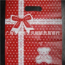 【加工定制】批发供应各小号25*35cm圆点熊仔童装胶袋