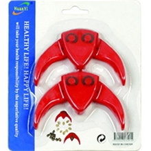 供应环艺瓜子剥壳器2件套瓜子夹吸卡装创意日用小工具