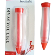 供应环艺酱汁笔巧克力写字笔奶油裱花笔分子美食盘饰工具