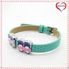 2012热销衣服手带8mm蛇纹衣服手带蓝色蛇纹衣服手带