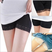 韩版显瘦时尚冰丝防走光三分裤打底裤大码裤子孕妇安全裤女夏