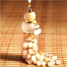 供应大珠串水晶挂件葫芦香水瓶挂饰车用香水汽车挂饰批发AXGZ0