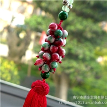 素*年原创设计纯手工天然玫瑰石汽车内饰汽车挂件车饰