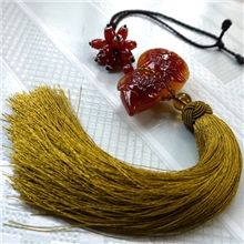 素*年原创设计纯手工天然玛瑙葫芦寿汽车挂件汽车内饰