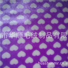 割圈绒（小毛皮），印花