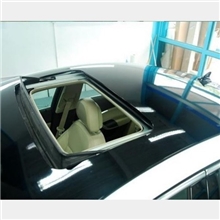 进口仿全景天窗膜三层亮光改色膜高亮黑车顶膜质保3年