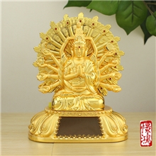 太阳能千手观音全合金太阳能旋转观音观音批发转经轮
