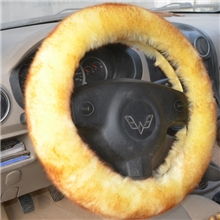 冬季新款高档长毛冬季方向盘套