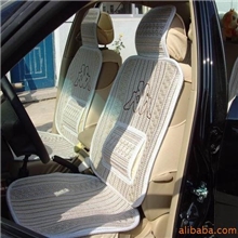 供应1002-1冰丝亚麻维卡汽车坐垫座垫单张