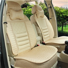 批发汽车坐垫夏季冰丝汽车坐垫亚麻四季坐垫四季通用汽车坐垫