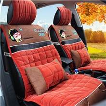 2013冬季高档植绒卡通曲奇女孩宝马1系3系奥迪A1A3奔驰A180