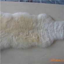 供应新石头记全长毛白色单靠单片汽车坐座垫前靠羊毛汽车座垫