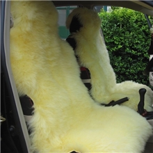 厂家供应柔软舒适冬季汽车坐垫全长毛羊皮汽车坐垫可定制