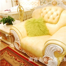 新款热销抱枕多款优质滩羊皮抱枕时尚抱枕