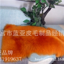 蓝亚100%澳洲羊毛单椅子沙发坐垫老板式汽车羊毛坐垫加工定制