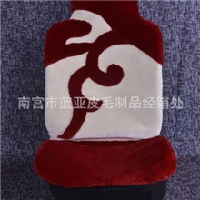 仿毛坐垫蓝亚品牌羊毛羊剪绒冬季汽车坐垫厂家直销