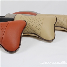 新款精品配套红酒头枕丹尼皮颈枕高档汽车头枕骨头枕对装