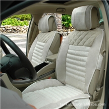圣洁亚新款四季坐垫布艺车垫亚麻麂皮绒座垫厂家直销一件起批。