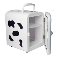 奶牛冰箱4L小冰箱车载冰箱迷你冷藏冰箱车家两用车载冷暖箱