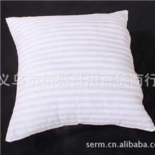 【厂家底价促销】缎条纹靠垫芯抱枕芯十字绣芯（50*50）