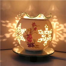 【批发】S10小彩陶镂香薰灯感应香薰灯精油灯香薰炉香薰