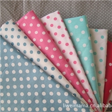 花布/布料/面料/斜纹纯棉布/布艺/点点生辉/水玉/DIY手工