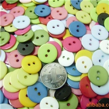 扣子*平面圆形树脂儿童纽扣*二十多种颜色*可混