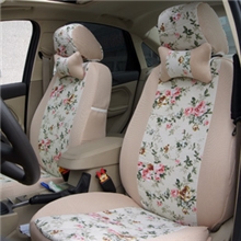 厂家订做马自达M2M3M6睿翼专用汽车座套加厚三明治印花棉布四季套