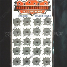 供应汽车拉花/汽车贴纸/彩贴－24孔子弹孔贴纸