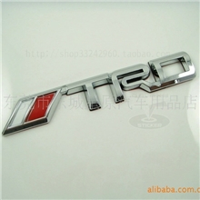 3D滴胶改装车标塑料电镀标DD041立体车标-TRD车贴