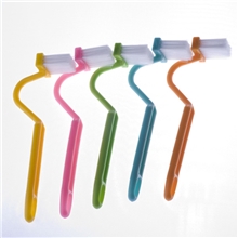 大号日式S型马桶刷弯曲刷厕所清里侧死角清洁刷软毛刷