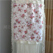 【厂家直销】批发供应布艺蕾丝金百合多款式多花色柜机罩