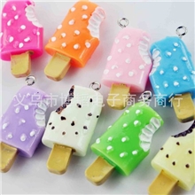 厂家直销仿真雪糕手机挂件手机链情侣创意礼品义乌小商品批发