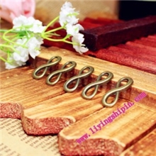 手工diy饰品配件材料厂家批发24*9MM弧形阿拉伯数字8适合做手链