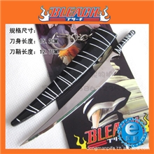 死神动漫产品/死神黑崎一护斩月带鞘刀扣匙扣黑色SK-J03085