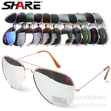 3025蛤蟆镜彩色反光墨镜潮男女款镁铝经典太阳眼镜司机驾驶镜批发