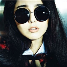 一件代发批发大框女太阳镜圆复古黑色墨镜男个性眼镜明星太子镜